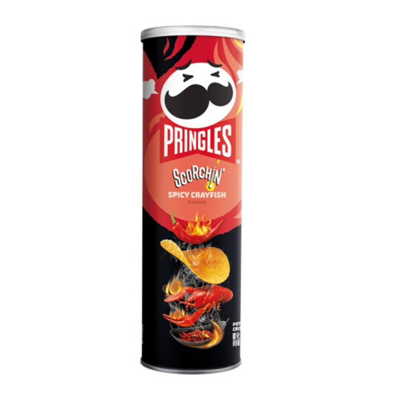 Pringles spicy crayfish flavor 110gr - H.A.G INTER CO., LTD